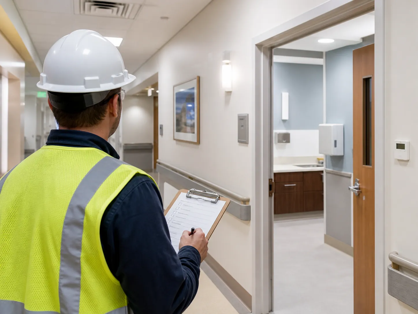 Punch-list inspection and closeout review