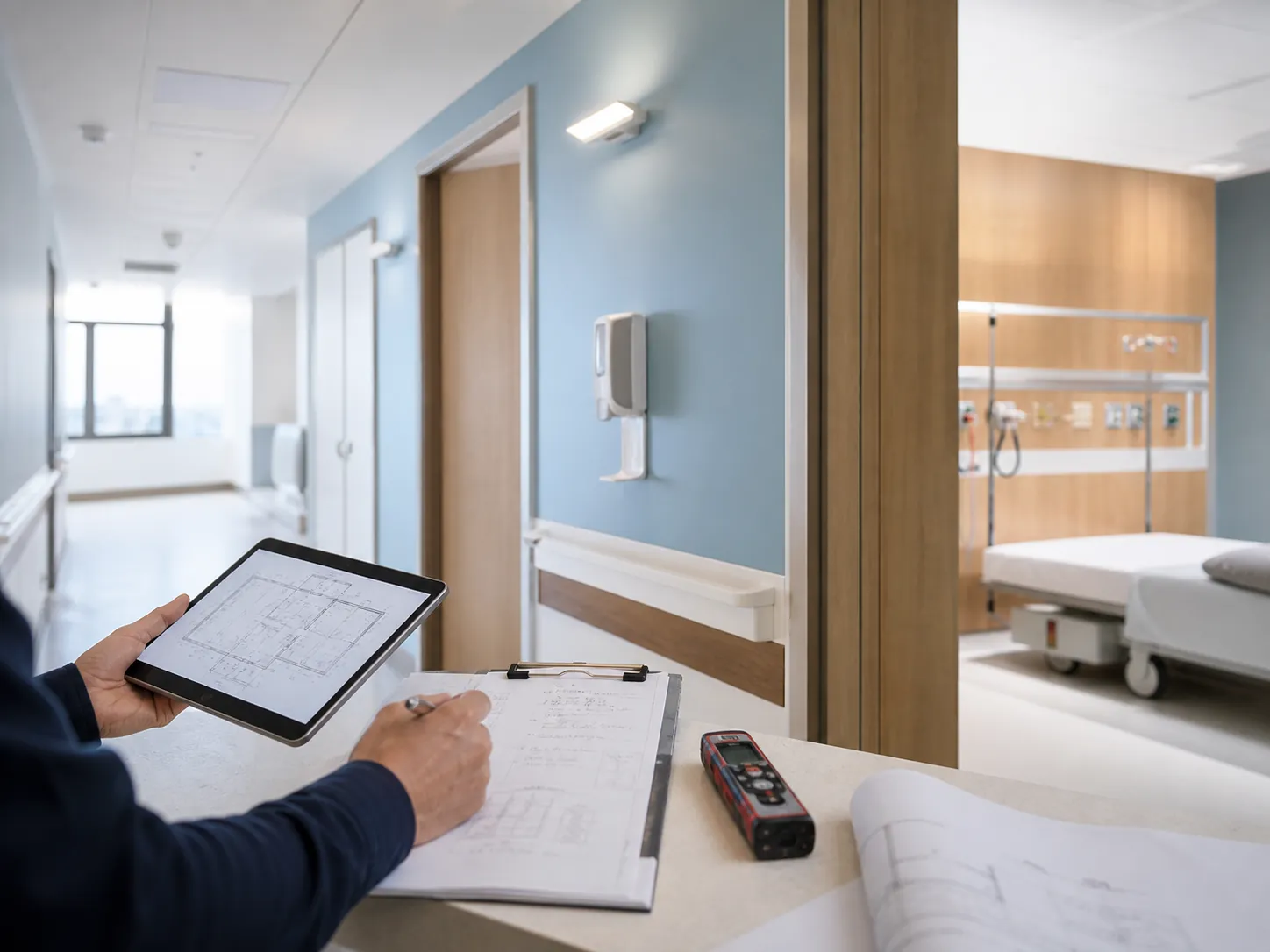 Architectural investigation in a hospital setting